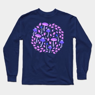 Violet purple mushrooms Long Sleeve T-Shirt